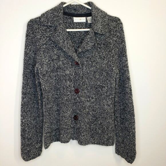 Preswick & Moore Wool Blend Button Up Cardigan Small - Picture 2 of 6